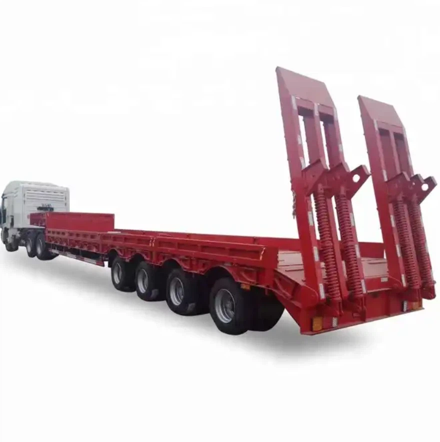 Pemasok Trailer Flatbed Aluminium 40ft